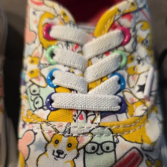 Vans Toddler Sneakers with Corgi Print - Multicolor - Picture 8 of 9